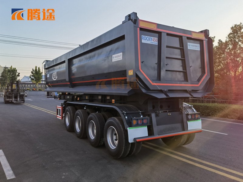 Construction Rear Dump Semi Trailer